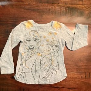 Girls Frozen 2 Long Slv Tshirt - sz 6X